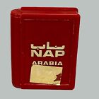 Nap Arabia Deck Of Playing Cards In Red Plastic Case 2008 Asha Industries