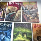 Harry Potter Series All 7 Book Covers Laminated Refrigerator Magnet Set