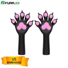 Furrjoi Silicone Pink Bdsm A Pair Of Dog Paws Gloves footwear For Puppy Love
