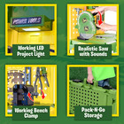 Kids Workbench  Power Tools Workshop  Build Your Own Toy Tool Box With 39 Realis