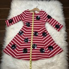 Mini Boden X Roald Dahl Ladybug Dress Size 3-4 Years Stripe Polka Dots Spring
