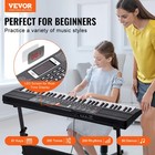 Vevor 61 Key Digital Keyboard Piano Electric Portable 200 Tones 200 Rhythms
