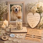 Pet Memorial 5in1 Keepsake Ashes  Fur  Hair For Dog   Cat Loss Remembrance