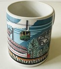 Vintage Stone Mountain Georgia Coffee Mug Confederate Memorial  Cable Car  Train