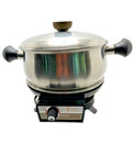 Oster Hot Pot Fondue Electric Model 680 Stainless Steel Tested Vintage Electric
