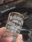 Old Kellerstrass Pure Rye Pre-pro St  Louis  Mo Distilling Co Etched Shot Glass