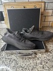 Men   s Size 10  Black Yeezy Sneakers    