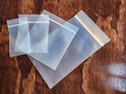 Clear Reclosable Zip Seal Top Lock 4mil Heavy Duty Bags Plastic 4 Mil Baggies