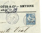 France Office In Levant-sc 34 single Frank -smyrne 15 avril 05-commercial Usage-