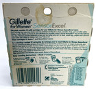 Gillette Sensor Excel For Women 10 Cartridges W  Aloe   Moisturizers 1996 New