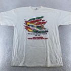Vintage John Force Shirt Mens Xl Nhra Drag Racing Castrol Blazes To Glory 90s