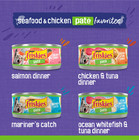 Wet Cat Food Pate  Soft Seafood And Chicken Variety Pack  5 5 Oz Cans  48 Count 