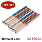 10pc Reusable Diamond Makeup Eye Eyelash Brush Mascara Wands Applicator Kit