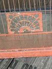 Vintage Crown Wire Bird Cage Red
