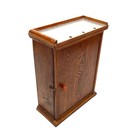 Antique Oak Wooden Tabletop   Wall Storage Cabinet With Shelves   First Aid Box