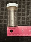 Vintage Glass Alka-seltzer Bottle Metal Lid 8 Tablet Size  2 6 Inches
