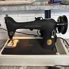 1949 Singer Sewing Machine 66k   godzilla  W case  Accessories- Works  Very Rare