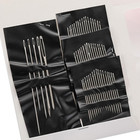 55pcs Stainless Steel Embroidery Needles For Hand Sewing Easy Threading