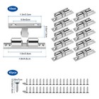 10pcs Cabinet Door Closet Double Ball Catch Silver Tension Latch