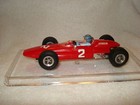 1 24 Scale Vintage Classic Cox F1 Ferrari Slot Car In Display Case 