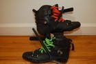 Fr-spin Freestyle street Inline Skate Boots  Black Sz 42 Eu  9 Us  Carbon Fiber
