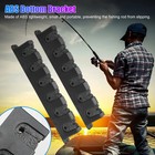 Fishing Rod Rack Vertical Holder Wall Mount Storage Horizontal Boat Pole Stand