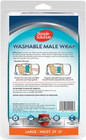 Washable Male Dog Diapers   Absorbent Male Wraps With Leak Proof Fit   Excitable