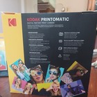 Kodak Printomatic Instant Film Camera White   Black     Zink Starter Pack Paper