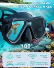 Dry Snorkel Set panoramic Wide View anti-fog Scuba Diving  professional Snork   