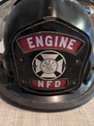 Vintage Fire Department Helmet Cairns   Brothers Clifton  Nj Nfd Naples Fd