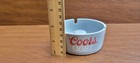 Coors Light Ashtray Vintage Brookpark Gray Melamine Plastic Round Barware Beer
