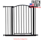 Regalo Extra Wide Arched D  cor Baby Safety Gate  Bronze  Ages 6-24 Months  Fits