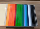Mixed Multicolor Lot Of 30 Permanent Vinyl Sheets Cricut Craft Scrapbook