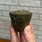 Antique C1856 Pfund Solid Brass Apothecary Weights Graduated Nesting Set