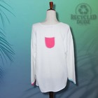 Margaret Winters Ny Women s Large Cardigan Sweater Artsy Art To Wear Colorful