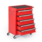  Heavy Duty 5-drawer Rolling Tool Chest With Keyed Lock And 360 Swivel Wheels