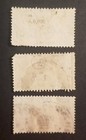 Hong Kong Scott 151-153 1937 Coronation Stamp Set Postally Used Z6846