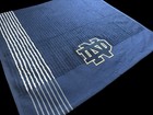 Notre Dame Caddy Towel  2 Logos     44in X24 In  55k Stitches  Custom Logo