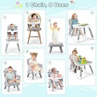 8-in-1 Baby High Chair  Convertible High Chair  Booster  Table Set