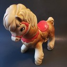 Vintage 1961 Edward Mobley Sleep Eyes Squeak Horse Arrow 10  Rubber Toy Kitsch 