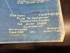 Vtg 1929  rev 1946  Blueprint For Clinton Ia Depot By C m st p  p ry   Cri p rr