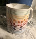 Vintage 80 s Apple Macintosh Computer Ceramic Mug Coffee Rainbow Usa Mac