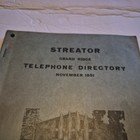 1951 Streator Grand Ridge Il Illinois City Directory Phone Book November