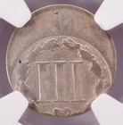 1865 3cn Three Cent Nickel Struck 30  Off-center Ngc Vf