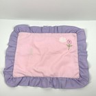Quilted Giraffe  Baby Bedding  Lot Of 3 Pink Pillow Shams W  Pegasus And Flowers