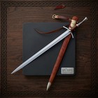 Premium Handmade Medieval Arming Sword 40  Full Tang Battle Ready Gift Scabbard