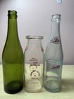 Lot Of 3 Cuban Bottles Beer milk   Soda Perfect For Your Collection Cool Set 