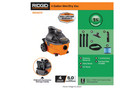 Ridgid 4 Gal  5 0 Peak Hp Portable Shop Vacuum Wet Dry Vac With Fine Dust Filte