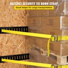 Uimoso 2  X 15  E-track Ratchet Tie Down Strap 4000lbs Breaking Strength 18 Pack
