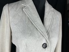 Talbots Beige Quilted Blazer Sweater Jacket Blazer Wool Blend Women   s Size 8